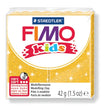 FIMO Kids Modelling Clay, Glitter Gold- 42g