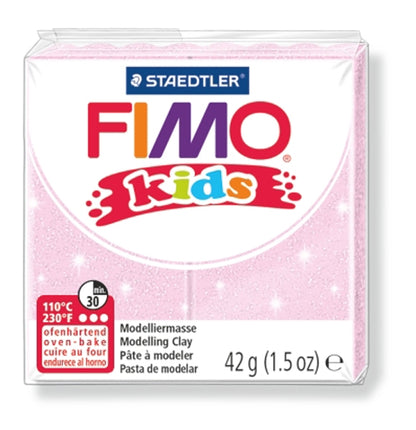 FIMO Kids Modelling Clay, Pearl Light Pink- 42g