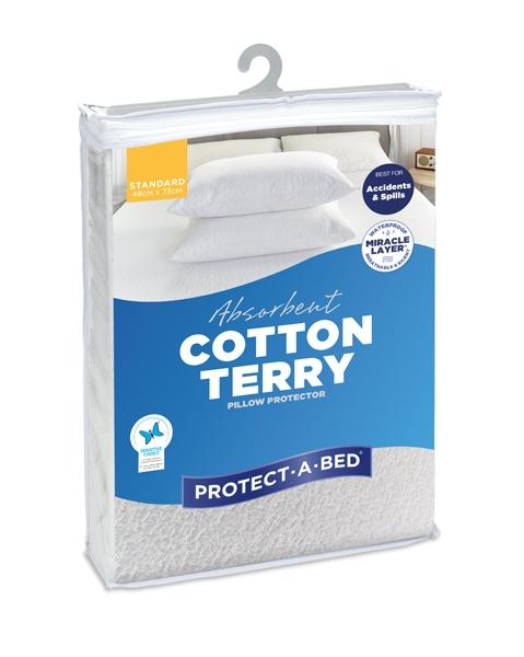 Protect-A-Bed Cotton Terry Mattress & Pillow Protector