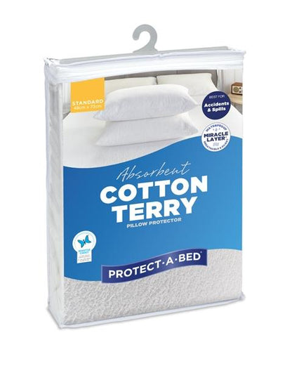 Protect-A-Bed Cotton Terry Mattress & Pillow Protector