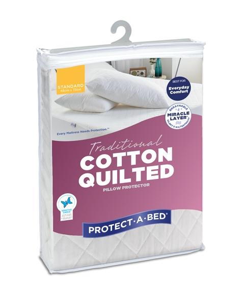 Protect-A-Bed Cotton Quilted Mattress & Pillow Protector