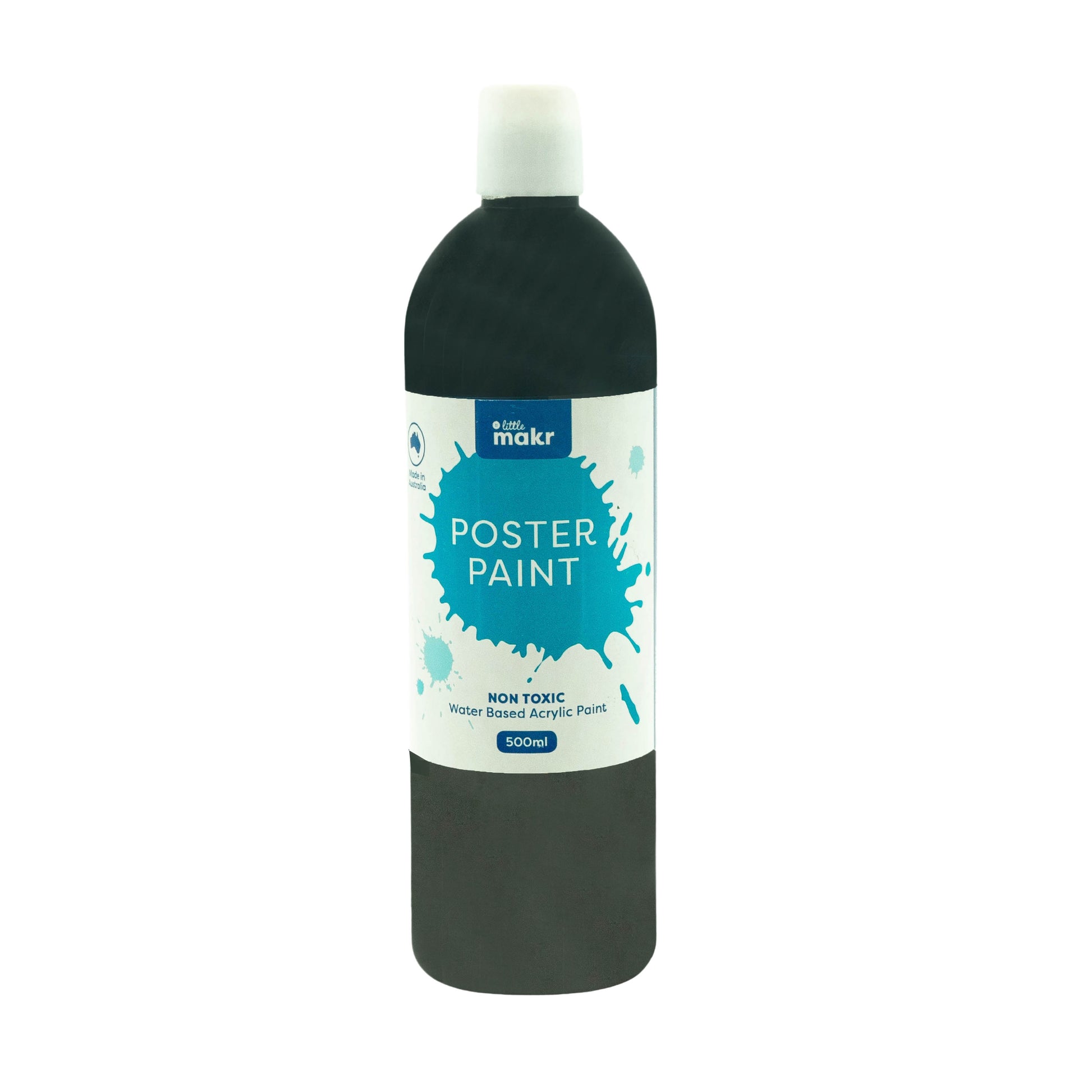 Little Makr Poster Paint, Black- 500ml