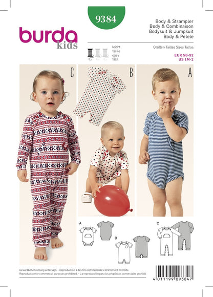 Burda Pattern 9384 (1M-2Yr)