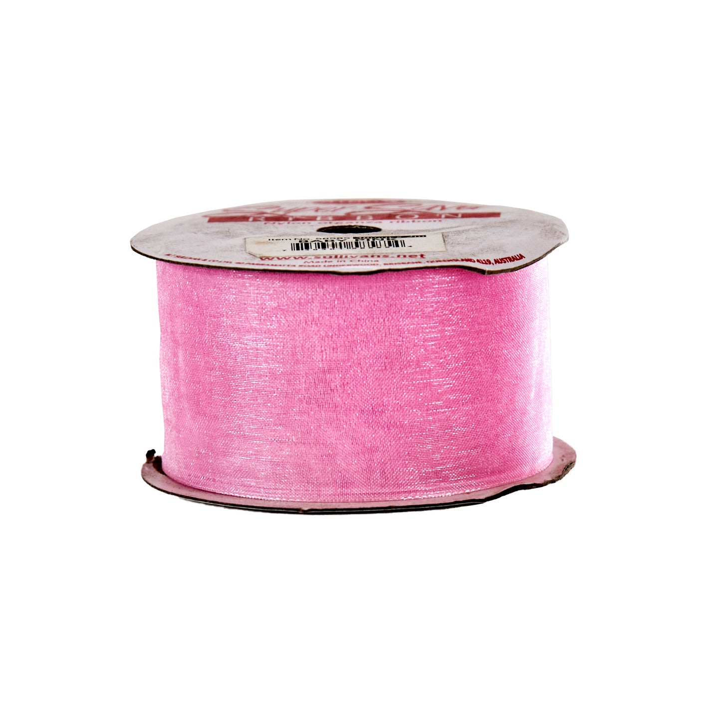 Sullivans Ribbon Organza, Baby Pink- 38 mm