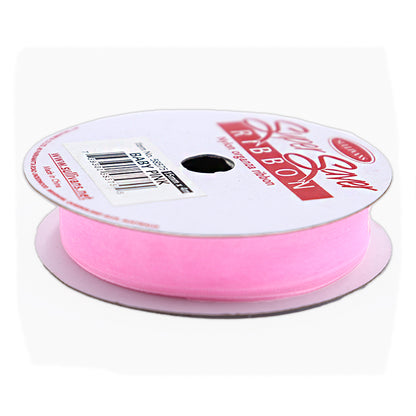 Sullivans Ribbon Organza, Baby Pink- 15 mm