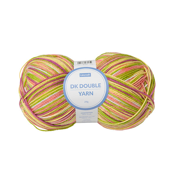 Lincraft Double DK Yarn, Pastel Mix- 200g Acrylic Yarn