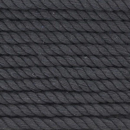 Birch Piping Cord, Black - Size 4