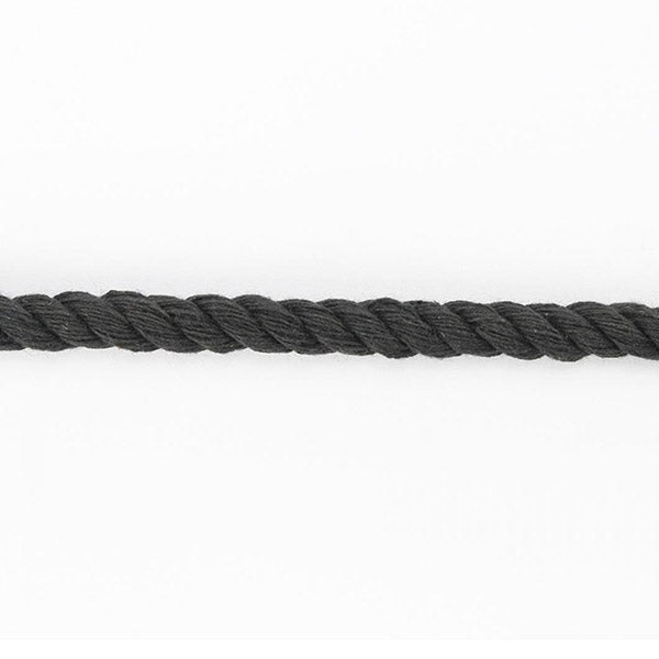 Birch Piping Cord, Black - Size 8