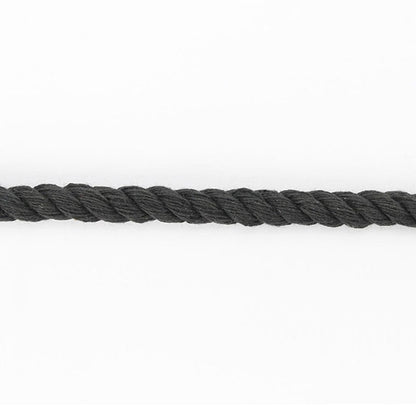 Birch Piping Cord, Black - Size 8