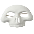 Masquerade White Mask, Half Skull