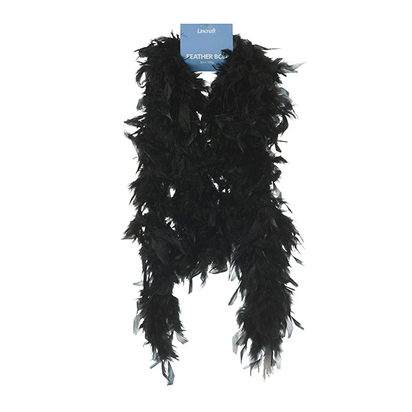 Feather Boa, Black- 2m