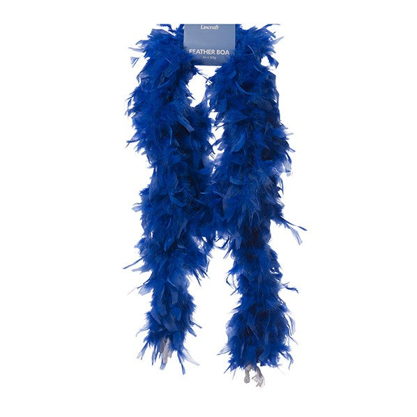 Feather Boa, Blue- 2m