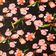 Blushing Satin Fabric, Pink Tulip Flower- Width 148cm