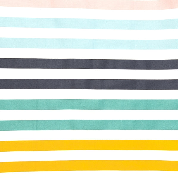 Bliss Sateen Fabric, Stripes- Width 120cm