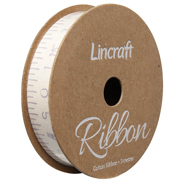 Cotton Ribbon, CM Grape- 15mm x 3m