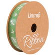 Cotton Ribbon, Dragonfly Green- 15mm x 3m