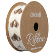 Cotton Ribbon, Heart Copper- 25mm x 3m