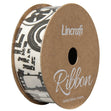 Cotton Ribbon, Film Black- 25mm x 3m