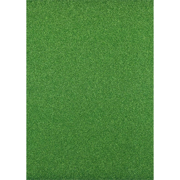 Sullivans Glitter Cardstock, Dark Green Glitter- A4