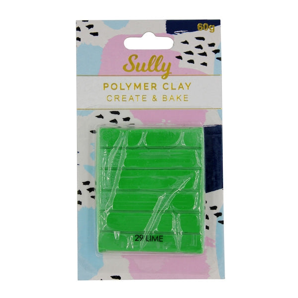 Sully Polymer Clay, 29 Lime - 60g