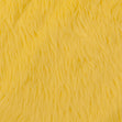 Faux Fur Fabric, Yellow- Width 75cm