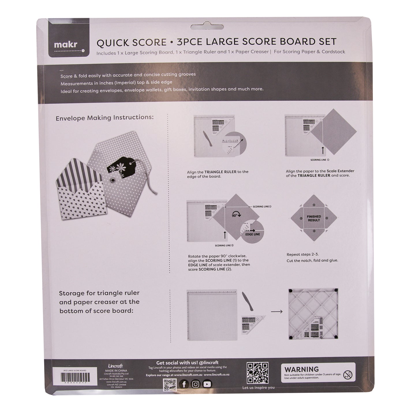 Makr Quick Score Scoreboard - Large 12"x12"