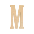 Makr Paper Mache, Jumbo Letter M- 60cm