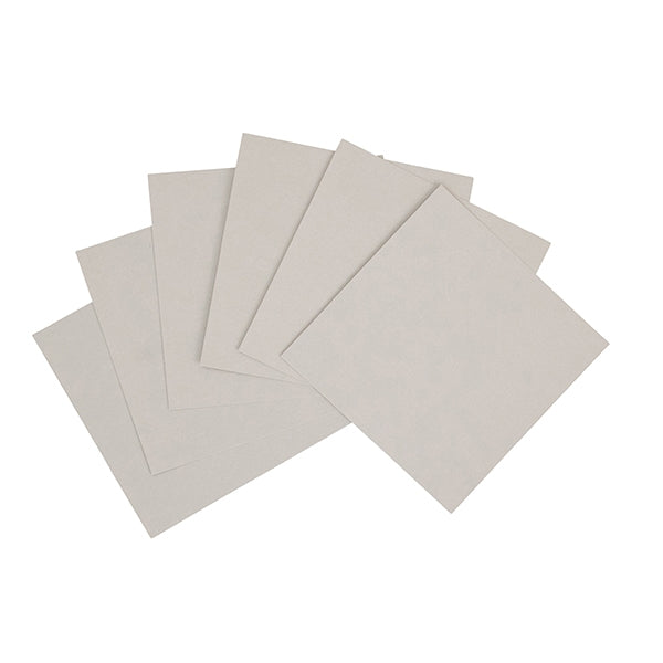 Makr 6x6 inch Smooth Cardstock, Grey Skies- 30pk