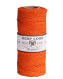 Hemptique Cord Spool #20, Orange- 50g