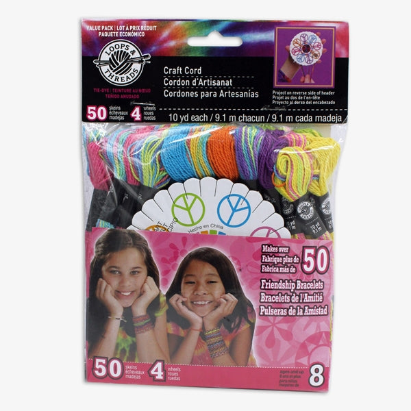 Sullivans Bracelet Maker Set Tie Dye, 4pc