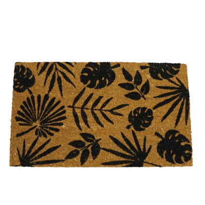 Formr Coir Door Mat- Tropical B/W