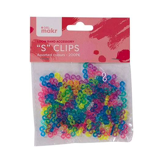 Little Makr S Clips, Assorted- 200pk