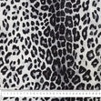 Animal Print Rayon Fabric, Animal Silver- Width 140cm