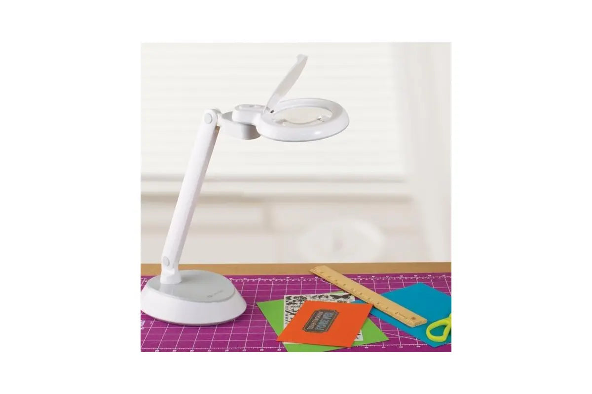 OttLite LED Magnifier Desk Lamp