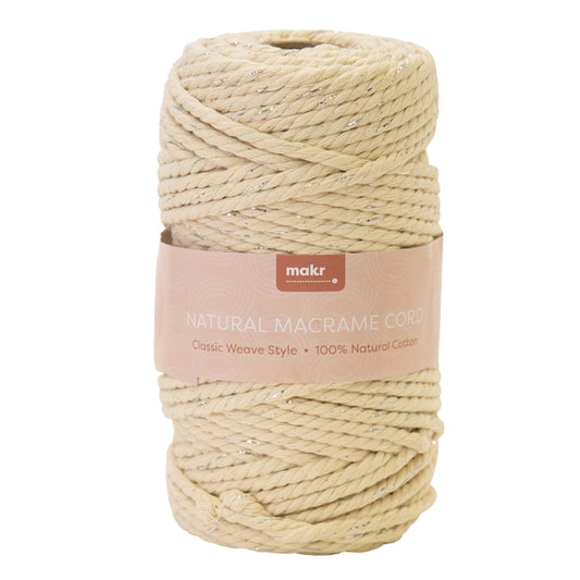 Makr Classic Macrame, Silver Fleck- 64m