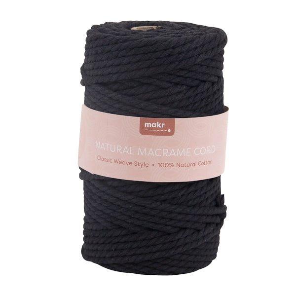 Makr Classic Macrame, Black Onyx- 64m