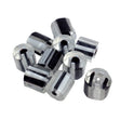 Arbee Glass Beads, Black/White Mix- 10mm
