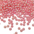 Arbee Round Beads, Pink- 4mm