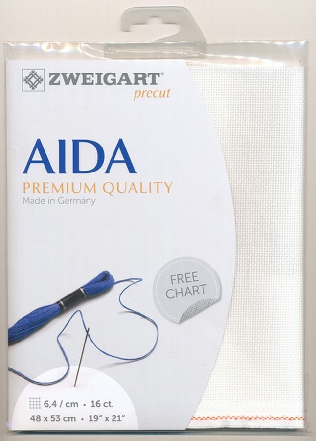 Zweigart Pre-Cut Aida Cloth, 16ct - 50x36cm