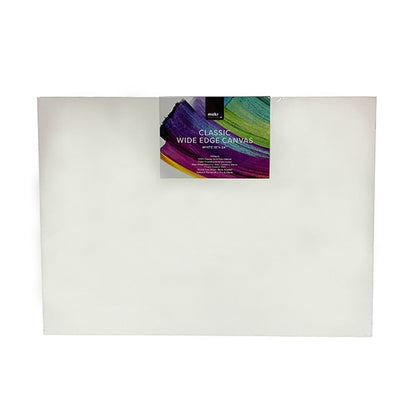 Makr 18"x24" - Classic Wide Edge Canvas White