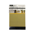 Makr Cardstock A5 Specialty Pack with Adhesive, Gold- 5pk