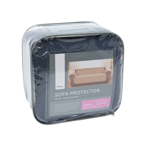 Formr Quilted Sofa Protector - Charcoal