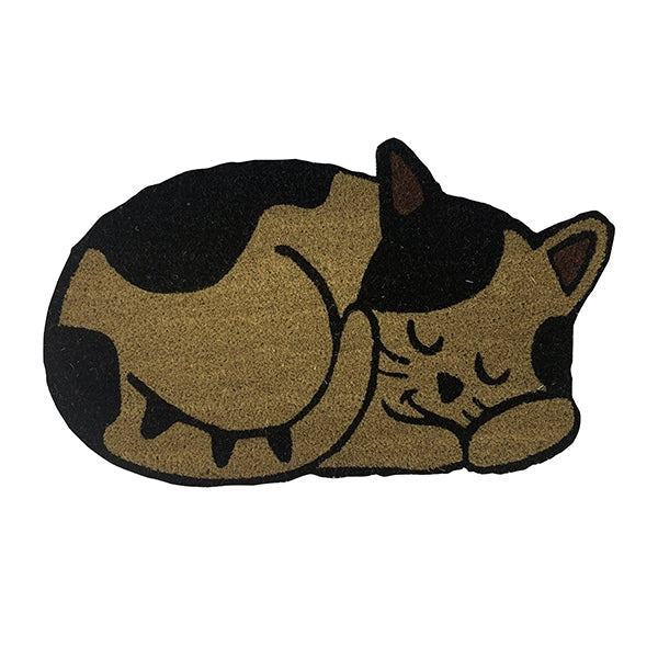 Formr Coir Door Mat, Cat- 43x73cm