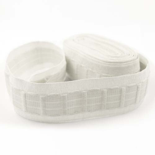 Sullivans Curtain Tape, 50mm White- 3m