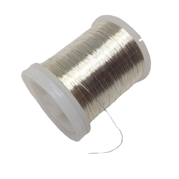 Arbee Copper Beading Wire, Silver- 48m