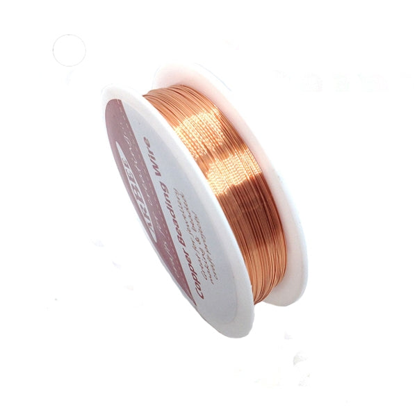 Arbee Copper Beading Wire, Copper- 30m