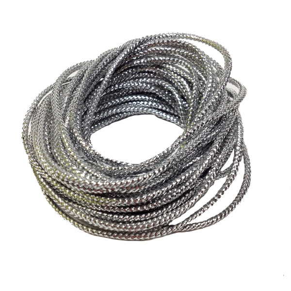 Arbee metallic Cord, Silver- 5m