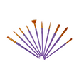 Makr Art Brush Set, Purple- 10pc