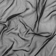 Party Chiffon Fabric, Black- Width 150cm