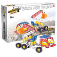 Construct It DIY Mechanical Kit, Back Hoe Truck- 129pc
